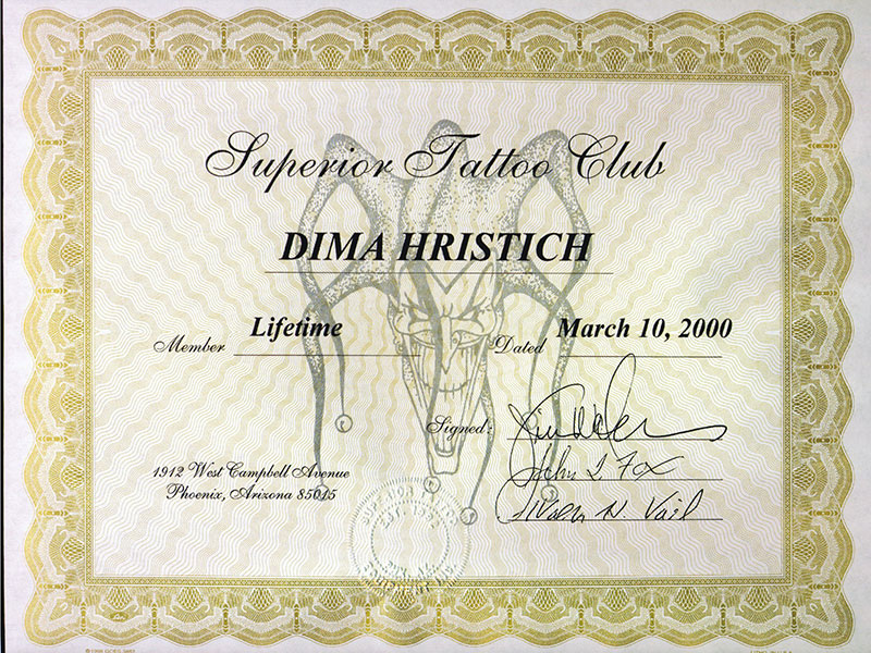 Superior Tattoo Club 2000