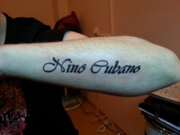 Татуировка - Надпись на руке