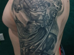 Татуировка в стиле Black&Gray