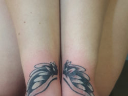 Крылышки на руках (татуировка в Киеве)