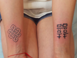 Символы на предплечье (татуировка Киев)