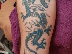 Дракон на руке