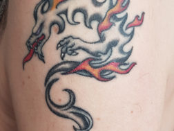 Дракон на плече. Art Tattoo