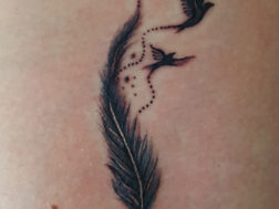 Тату Птицы Перо