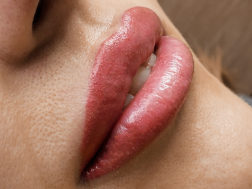 Сразу после процедуры перманентного макияжа 