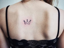Мини тату, корона
